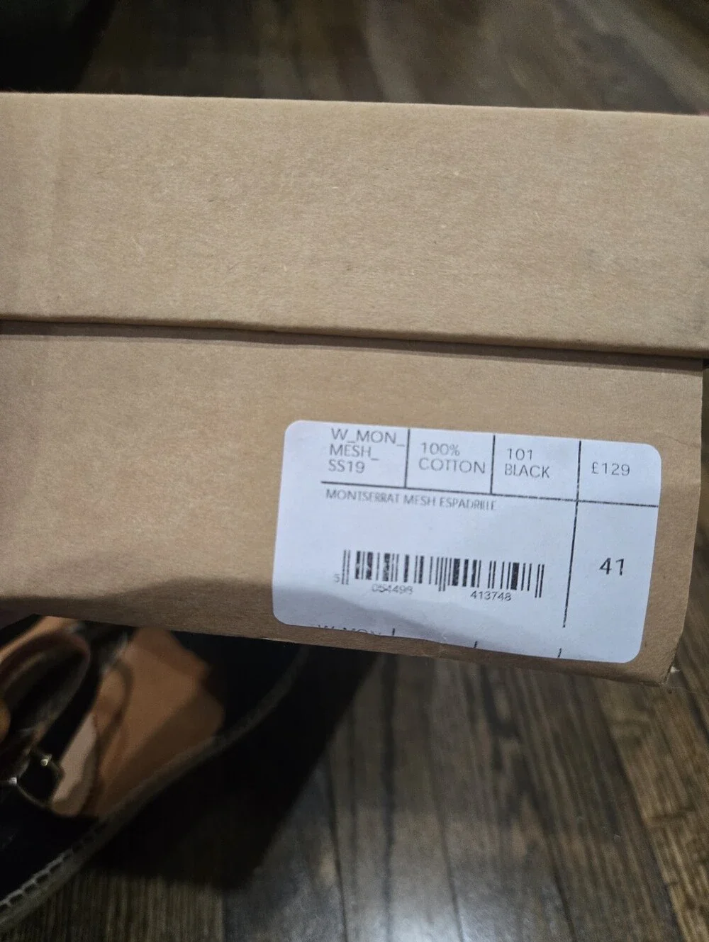 NIB Penelope Chilvers Jute Mesh Peep Toe espadrille sandals Size 41